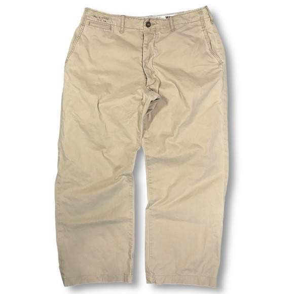 Abercrombie & Fitch Other - VTG Y2K Abercrombie Fitch Mens Khaki Chinos Straight Leg Pants Men's 36x30
